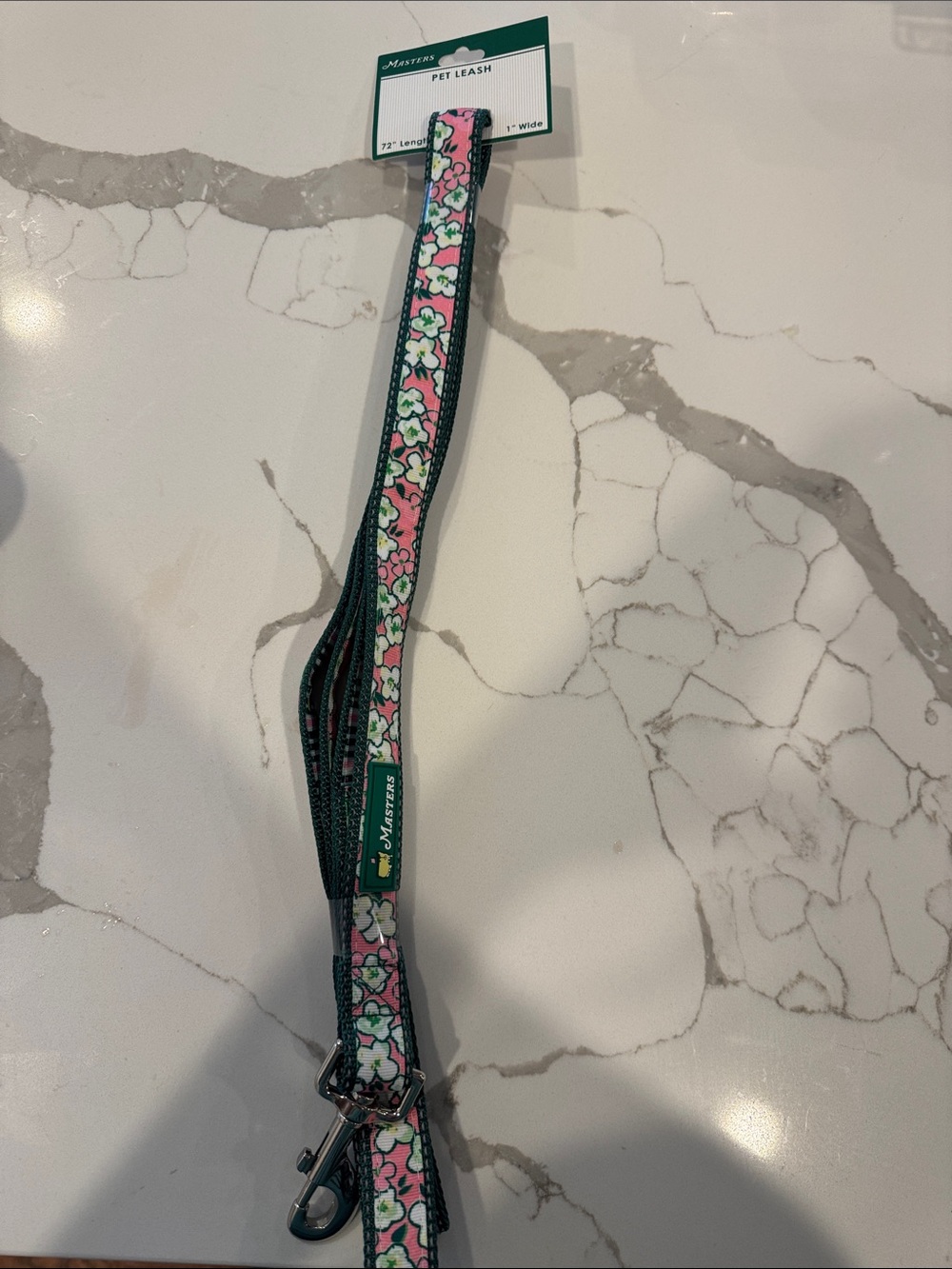 NEW Masters Floral Pet Leash in Pink and Green